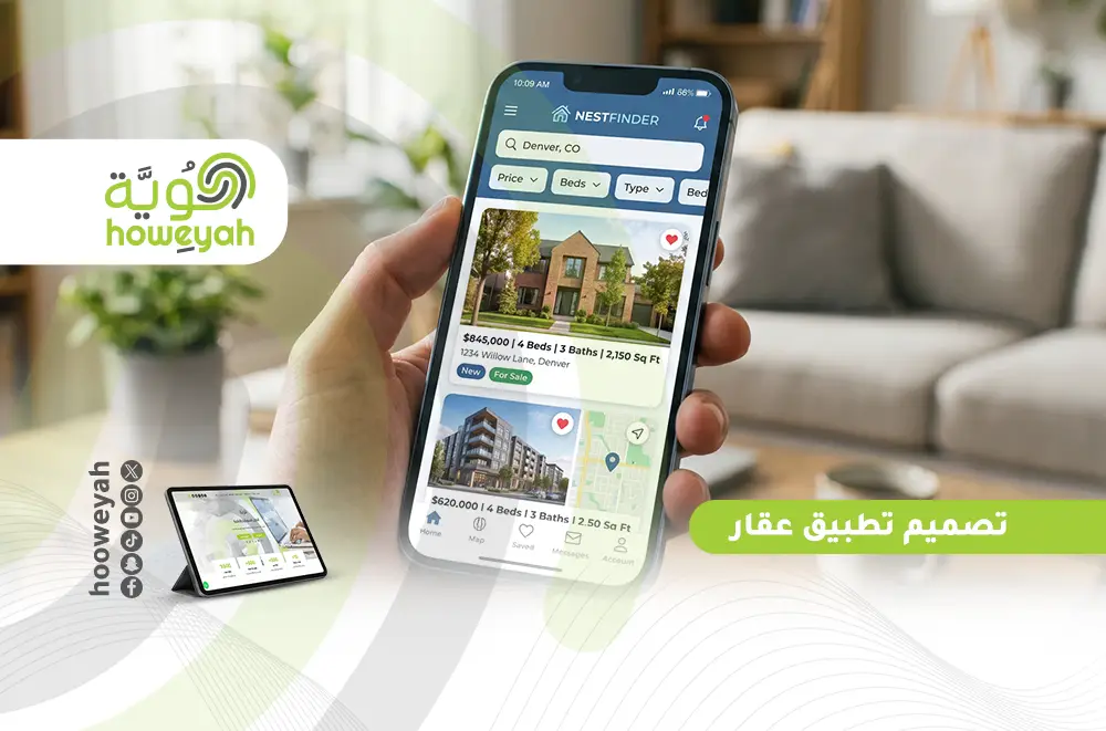 تصميم تطبيق عقار